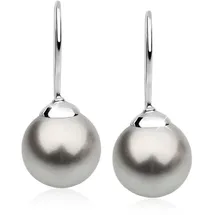 Nenalina Ohrhänger Hänger Basic Synthetische Perle 925 Silber silber 925