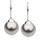Nenalina Ohrhänger Hänger Basic Synthetische Perle 925 Silber silber 925