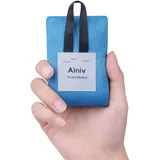Ainiv Mini Picknickdecke, Ultraleicht tragbare Stranddecke, Sandabweisende Camingmatte, Ultraleicht Kompakt Strandtuch, Outdoor Decke für Strand, Reisen, BBQ, Picknick, Camping und Wandern 70 x 110cm