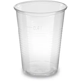 LogiPack GeRo Plastikbecher 0,4 l Transparent 1600 St.