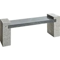 Dehner Gartenbank 120 x 45 x 30 cm Silber