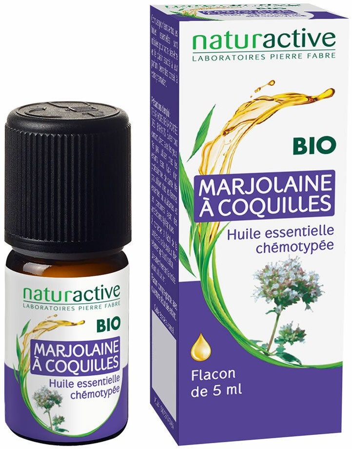 Naturactive Marjolaine à Coquilles Huile essentielle BIO 5 ml huile