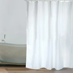 MSV Peva Duschvorhang 140 x 180 cm in Weiß ohne Riegel