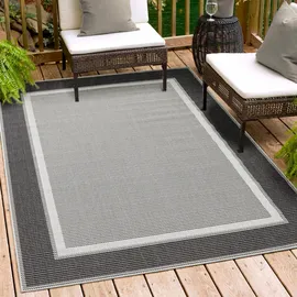 Andiamo Outdoorteppich Arizona anthrazit, 133 x 190 cm