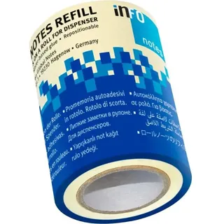 Info Haftnotizrolle »Roll Notes« 5620-01, 60mm x 10m, gelb