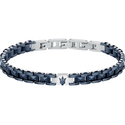 Maserati Armband Edelstahl, Keramik blau Herren 