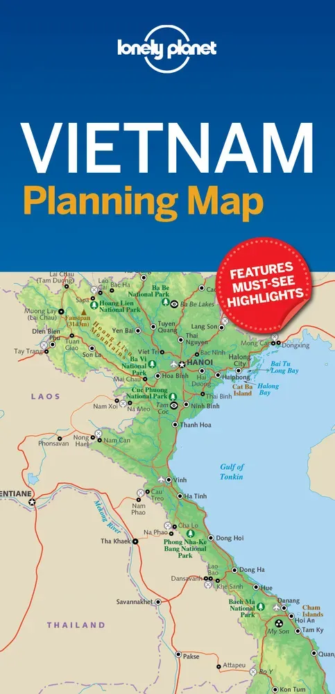 Lonely Planet Planning Maps / Lonely Planet Vietnam Planning Map - Lonely Planet  Karte (im Sinne von Landkarte)