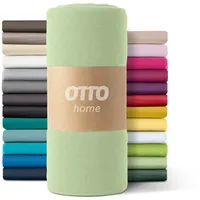 OTTO home Bettlaken Mikrofaser-Jersey 140 x 200 cm grün
