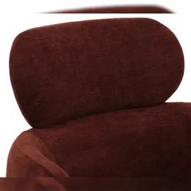 Mendler 6er-Set Esszimmerstuhl HWC-O77, Küchenstuhl Stuhl, drehbar Auto-Return, Stoff (310g/m2) Chenille Öko-Tex~ rotbraun