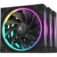Deepcool FL12, Schwarz 120mm, 3er-Pack (R-FL12-BKAPN3-G)