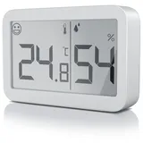 Bearware - Thermometer Hygrometer digital Innen - Temperatur und Luftfeuchtigkeit - Komfortsymbole - gut ablesbar - Lcd-anzeige - inkl. Batterie