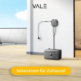 Vale Balkonkraftwerk Bifazial 1800 W inkl. Growatt Neo 800M-X Wechselrichter + Growatt Noah 2,048 Wh