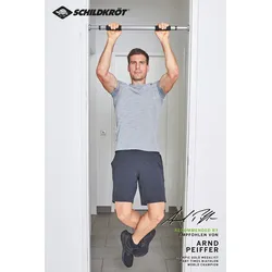 SCHILDKRÖT FITNESS TÜRRECK-Stange, (Chrom), in 4C Box, KEINE FARBE 