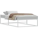 vidaXL Bettgestell 100 x 200 cm Weiß