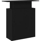 vidaXL Empfangstheke Schwarz 100x40x104 cm Holzwerkstoff