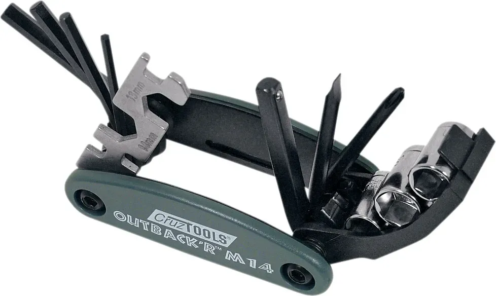 Cruztools Outback’R M14 Metric, outil multiple - Noir/Gris