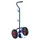 Relaxdays Transportwagen für Gasflaschen 3/5 kg Blau/Rot/Schwarz