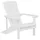 Beliani Muskoka Gartenstuhl 75 x 88 x 75 cm weiß