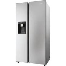 Haier HSW59F18EIMM Side-by-Side (601 l, 1775 mm hoch, Edelstahl)