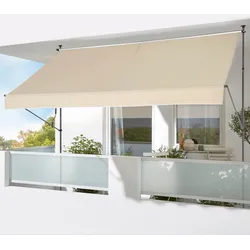 KONIFERA Klemmmarkise, Breite/ Ausfall: 200/120 cm KONIFERA beige