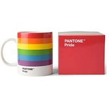 Pantone Geschenkbox Pride I Porzellan-Becher I Kaffeebecher I Kaffeetassen I 375 ml I spülmaschinenfest I Pride- Regenbogenfarben, 1 Stück (1er Pack)
