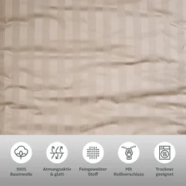 OTTO home Malia taupe (135x200+40x80cm)