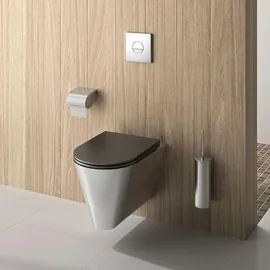 Delabie WC-Bürstengarnitur Wandmontage Silber