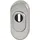 FSB Schutzrosette oval 73 3249 Edelstahl