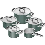Zwilling Pure Topf-Set 5-tlg. 3 x Kochtopf (16 cm + 20 cm + 24 cm) + Bratentopf 20 cm + Stieltopf 16 cm