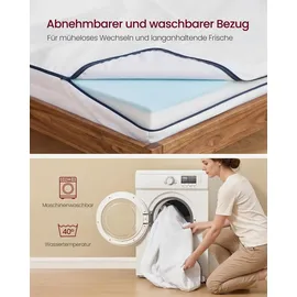 VASAGLE Matratze 160 x 200 x 16 cm H3 Gel-Memory-Schaum