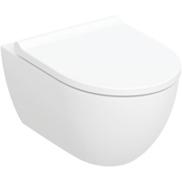 Geberit Acanto Set Wand-WC Tiefspüler, geschlossene Form, TurboFlush, mit WC-Sitz 502774008