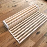 ESTADESIGN Rollrost aus massivem Birkenholz – ökologisch, FSC-Zertifiziert, chemiefrei, langlebig, montagefertig – für optimalen Komfort und Stabilität. (120x200 cm Premium)