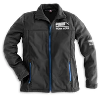 Puma Workwear Softshell-Jacke Champ (Carbon/Blau, XL)