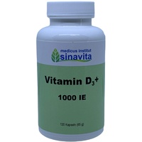 Vitamin D3+, 120 Kps., Vitamin D 3 in vegetarischen Kapselhüllen, deutsche Produktion