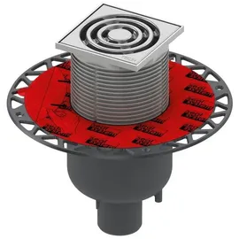 TECE TECEdrainpoint S Ablauf DN 50 senkrecht mit Seal System Universalflansch