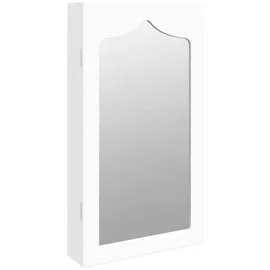 vidaXL Schmuckschrank mit Spiegel 37,5x10x67 cm