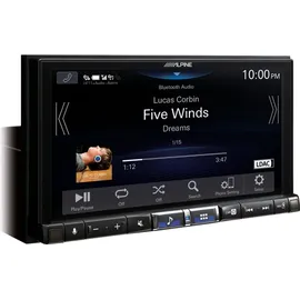 Alpine iLX-705S453B | 2-DIN-Autoradio und Digital-Media-Station mit 7-Zoll-Touchscreen, DAB+, Apple CarPlay Wireless und Android Auto für SMART (453)