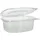 Papstar Feinkost- und Salatschalen 50 St. 5,5 cm x 12,4 cm x 15 cm klar