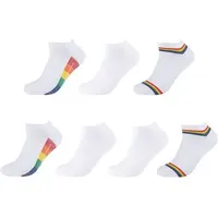CAMANO 7er Pack Sneakersocken rainbow 35-38