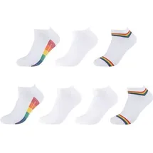 CAMANO 7er Pack Sneakersocken rainbow 35-38