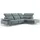 VitaliSpa Sofa + Bettsofa, James Ecksofa