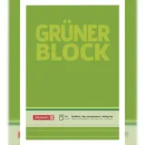 Brunnen Briefblock DIN A5 Grün liniert