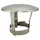 plumbing4home Schornsteinrohr Motorhaube Edelstahl 100-130 mm Silber
