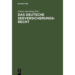 Das deutsche Seeversicherungsrecht als eBook Download von