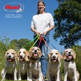Flexi New Neon 5 M / 25 kg - mit Gurt geeignet für Hunde