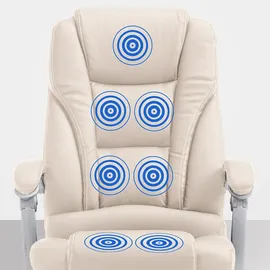 CLP Pacific Kunstleder mit Massagefunktion V2 creme