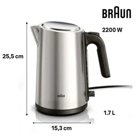 Braun WK 5205 1,7 l Schwarz