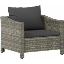 vidaXL Gartensessel 59 x 59 x 108 cm grau 4 St.