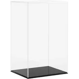 vidaXL Vitrine, Schaukasten Staubschutz, Sammlervitrine für Sammlerstücke Spielzeug Figuren, Ausstellungsbox Acrylbox, Transparent Acryl