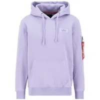 Alpha Industries Back Print Kapuzenpullover Pale Violet XL